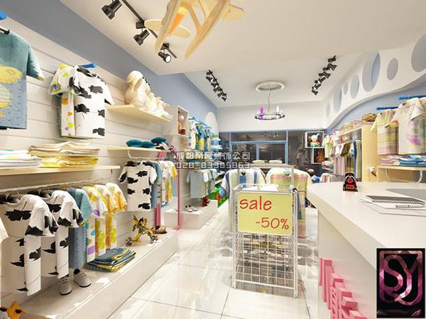 成都40平童裝店鋪如何裝修設(shè)計？